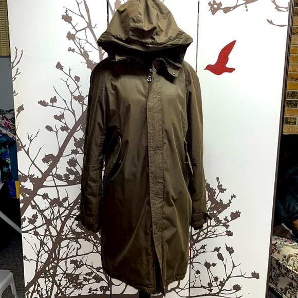 Streetwear Society Size S Brown Long Coat Jacket with Hidden Inner Pocket $35 - Picture 3 of 17